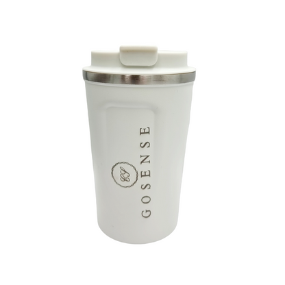 Gosense Genanvendelige To-Go kop Classic White