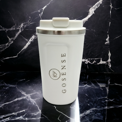 Gosense Genanvendelige To-Go kop Classic White