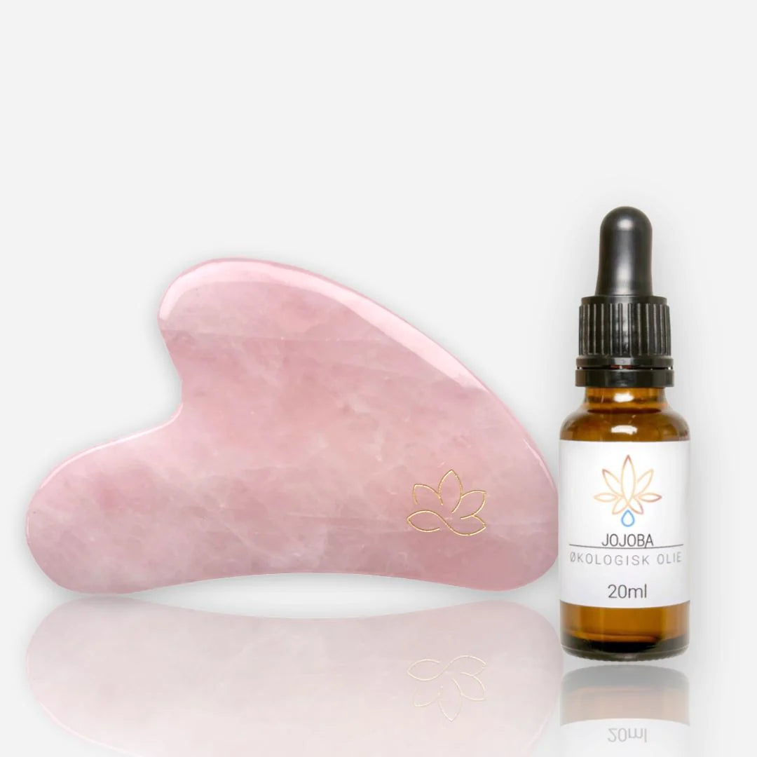 Gosense velvære pakke med soyavokslys og Gua Sha kit 🩷✨️